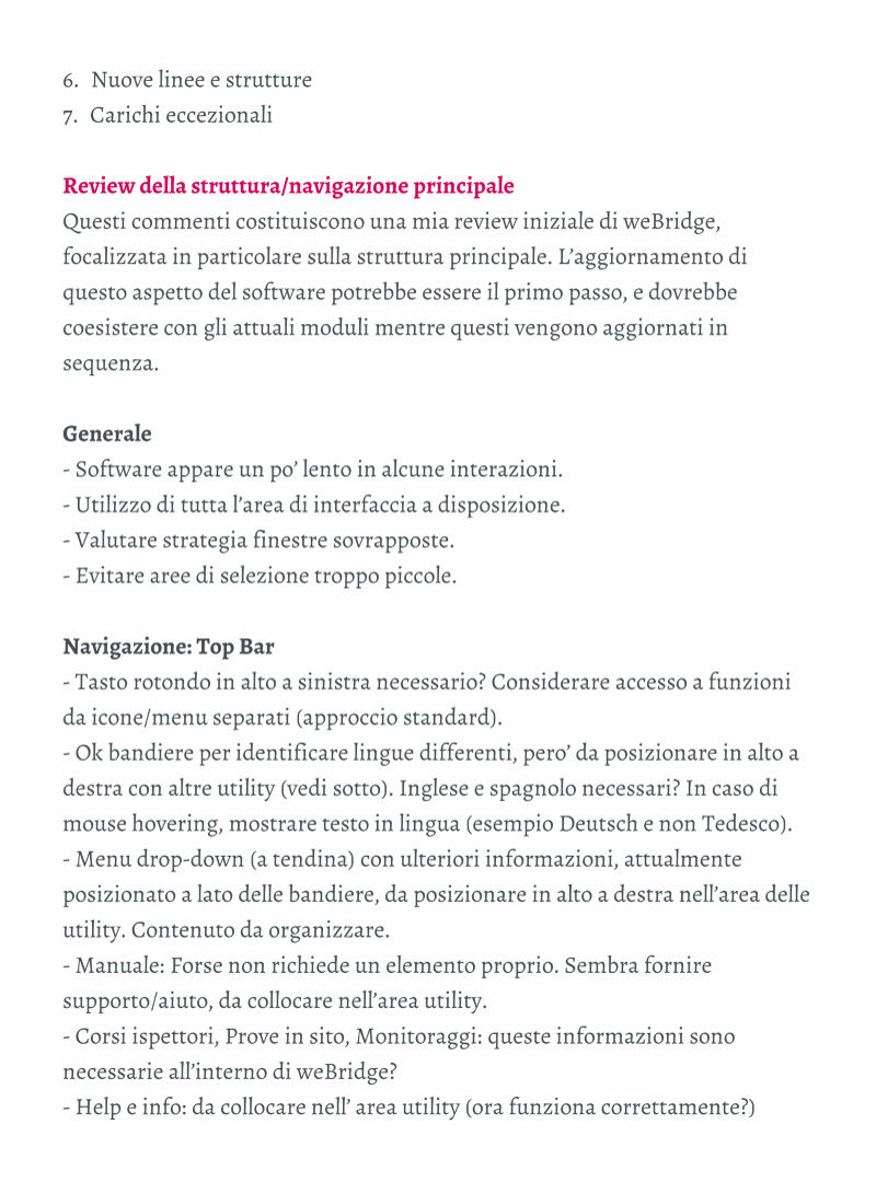 report internal page