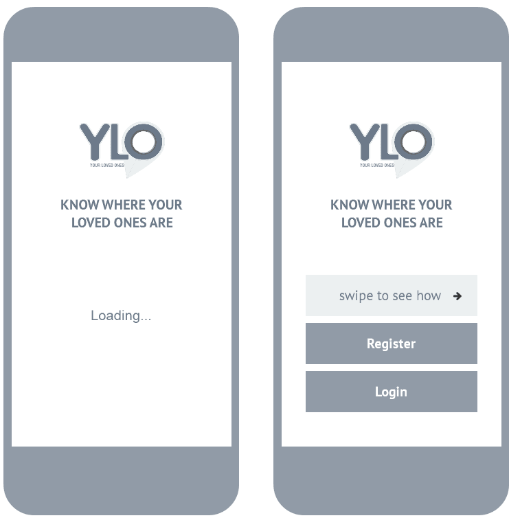 splash screen and before sign-up screen